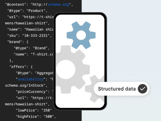 A graphic representation of a structured code view as a symbol of a well-organized technical framework